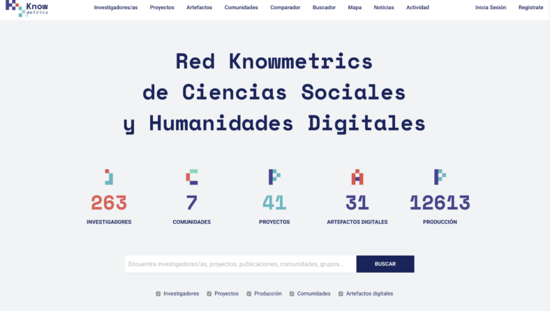 Lanzamiento de la Red Knowmetrics de Ciencias Sociales y Humanidades Digitales