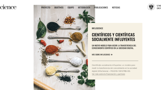 Presentamos la web del proyecto «InfluScience: científicos y científicas socialmente influyentes»