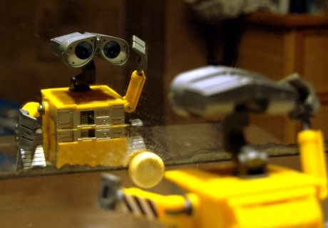 walle in the mirror